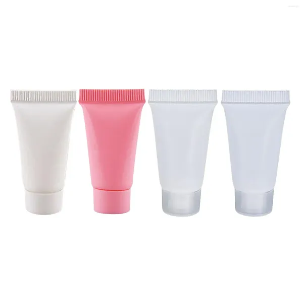 Bouteilles de rangement 100 pièces de tubes soudants vides bouteille de 5 ml réutilisable pour gel à main