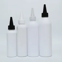 Bouteilles de rangement 100 ml 150 ml 200 ml 250 ml Conteneurs de bouteille en plastique blanc vide Pér