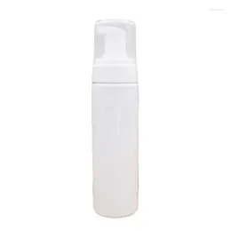 Botellas de almacenamiento Botella de espuma de 100 ml Bomba de espuma de plástico Cleanser de 200ml Empaca cosmética blanca vacío 20 piezas/lote