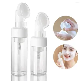 Botellas de almacenamiento de 100 ml Dispensador de jabón de jabón Dispensador Facial Facial Cepillo Botella de espuma de mousse Tipo de presión vacío fabricante de leche