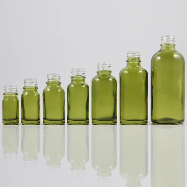 Botellas de almacenamiento 100 unids 100 ml botella vacía verde claro sin tapas podría con pulverizador / bomba / cuentagotas