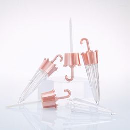 Opslagflessen 100 stcs 5,5 ml creatieve parapluvormige lege lipgloss buis glazuur containers bijvulbare cosmetische fles diy SN770