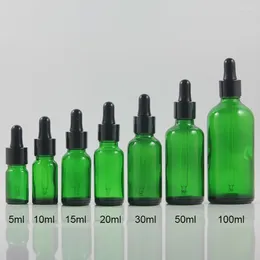 Bouteilles de rangement 100pcs 5 ml compte-goard eye liquide échantillon yeux drop bropillable bouteille mini-voyage en huile essentielle contenants