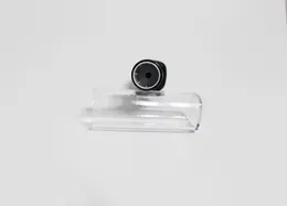 Vorratsflaschen 100 Stück leere hochwertige Kunststoff-Lippenstiftröhre mit schwarzem Boden und transparenter Abdeckung DIY Innenbecher Durchmesser 12 mm