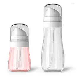 Botellas de almacenamiento 100pcs/lote 50ml 100ml PETG High Transparent Plastic Spray Bottle Small Perfume Cosmetics Loción