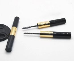 Opslagflessen 100 stcs/lot dubbele kop mascara buis diy handgemaakte wimperfles cosmetische navulbare container make -up reizen sn295