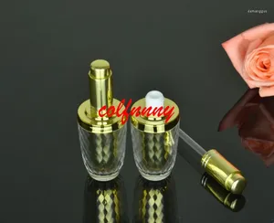 Bouteilles de rangement 100pcs / lot Fast 10 ml Bouteille d'essence rechargeable pour parfum d'huile essentielle Emballage cosmétique acrylique