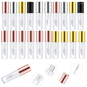 Opslagflessen 100 stks draagbaar 2 ml heldere lipglossbuis lege mini monstercontainers voor reis vrouwen meisjes diy make -upolie