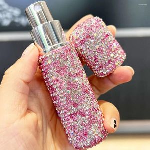 Opslagflessen 10ml Verstuiver Reizen Sub-bottelen Draagbare Mini Diamond Glass Hervulbare Parfumflesje Spray Pomp Lege Cosmetische Container