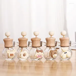 Bouteilles de rangement 10 ml voiture mignon parfum Essence Bottle Cartoon Outlet Dispentier Bottle Dorative Dorative