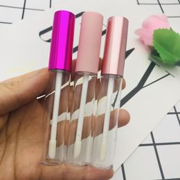 Opslag Flessen 10 ml Lege Lipgloss Buizen Glazuur Borstel Make Cosmetische Container Lippenstift Hervulbare DIY Lipgloss Fles Groothandel