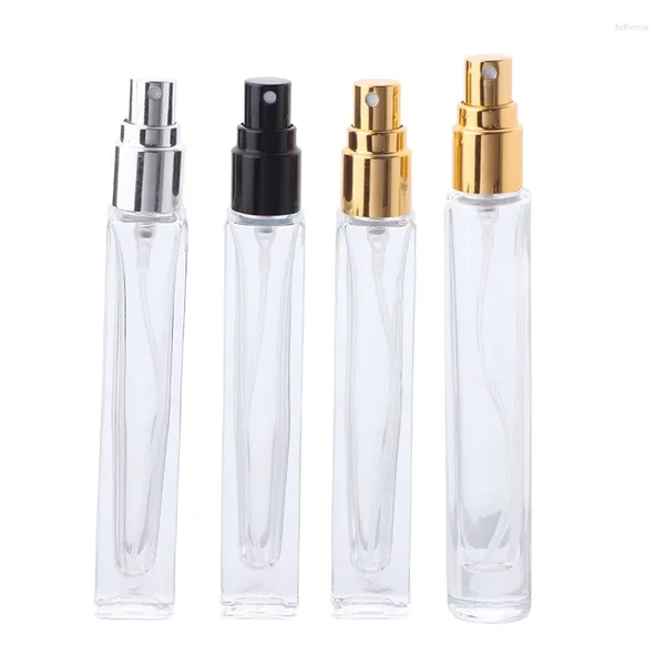 Bouteilles de rangement 10 ml mini-parfum portable en bouteille rechargeable échantillon cosmétique bouteille en verre récipient vide