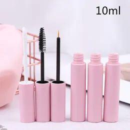Bouteilles de rangement 10 ml de tubes à lèvres roses