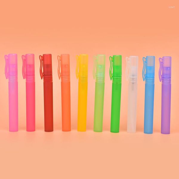 Bouteilles de stockage 10ML Portable Atomiseur Clip en plastique Flacon vaporisateur de parfum 10PCS