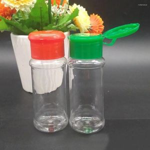 Opslagflessen 10 stks 100 ml camping flesjes universeel plastic draagbare peper shakers kruiden bbq cruet keuken