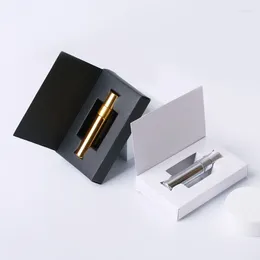 Bouteilles de rangement 10pcs 5 ml de parfum fin avec boîte cadeau Bulle en aluminium anodisé Electroplaste Spray Travel Portable Sampable