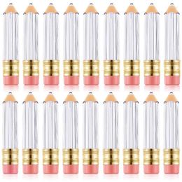 Opslag Flessen 10 Stuks 5 Ml Mini Potlood Vormige Lipgloss Lege Buizen Hervulbare Containers Leuk Voor Vrouwen Meisje Diy cosmetica