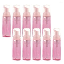 Bouteilles de stockage 10pcs 60ml vide bouteille de mousse en plastique distributeur de savon shampooing mousse pompe voyage portable outil de distribution de soins de la peau