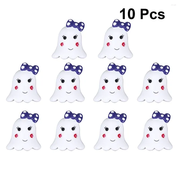 Bouteilles de rangement 10pcs Charmes en résine Flatback Cartoon Artisanat Pendants Embellissements pour les bijoux de bricolage Faire des accessoires