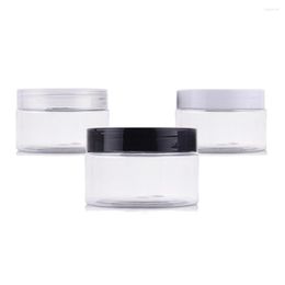 Opslagflessen 10 stks container lege cosmetische pot koekjes pot draagbare helder masker plastic reisfles 100 g 150 g 200 g 250 g 350 g