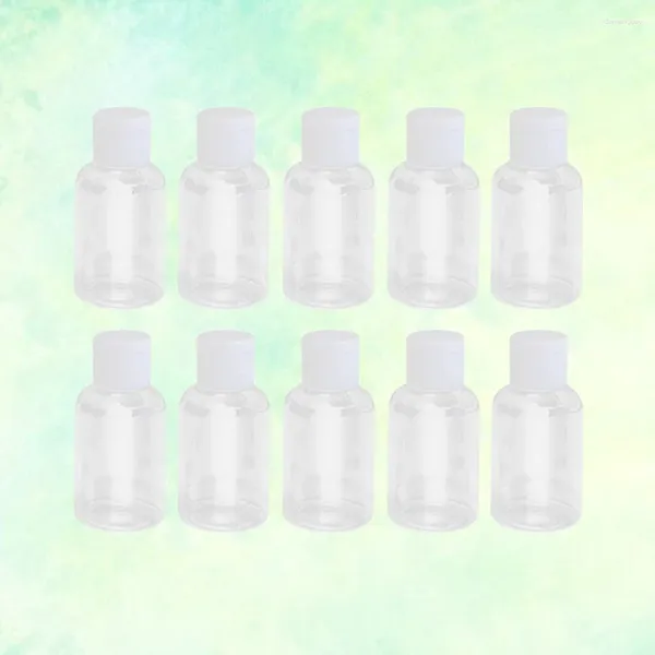 Bouteilles de stockage 10 pièces distributeur vide voyage pulvérisateur cosmétiques maquillage bouteille conteneur 50ml