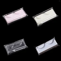 Opslagflessen 10 stks lege valse wimperverpakkingsdoos wimpers houder heldere lash case navulbare plastic ooglade
