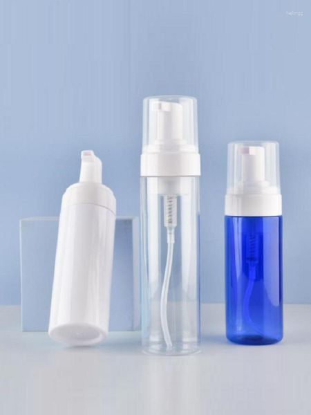 Bouteilles de stockage 10pcs / lot 200ml vide mousse bouteille presse mousse nettoyant pour le visage distributeur de savon pour les mains