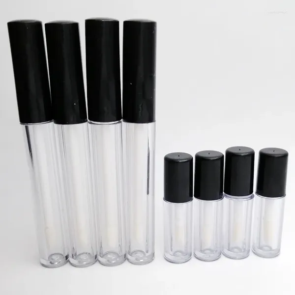 Bouteilles de rangement 10pcs / lot 3/10 ml en plastique à lèvres en plastique Conteneurs de tube de brillance