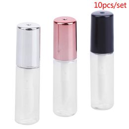 Bouteilles de stockage 10 pcs/lot bricolage Tube à lèvres conteneur avec bouchon vide rouge à lèvres bouteille Lipgloss échantillon cosmétique