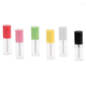 Opslagflessen 10 stks/partij lege transparante PE lipgloss buizen plastic buis lippenstift mini monster cosmetische container