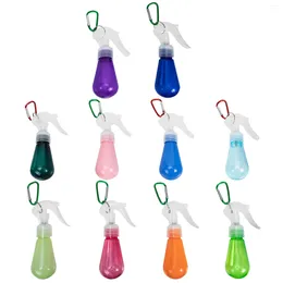 Bouteilles de rangement 10pcs Parfum Spray vide polyvalent avec des clés