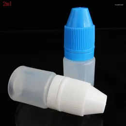 Opslag Flessen 10 stuks Plastic Druppelflesje 2 ml LDPE Zachte Samendrukbare Vloeistof Mini Lege Lijm Oogdruppels Water