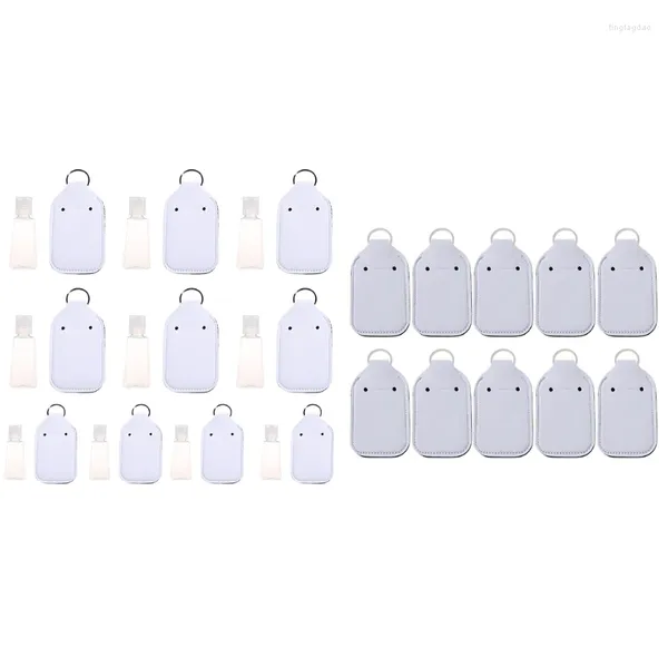 Bouteilles de rangement 10pcs Refipillable Hand-Dasitizer Habeder Cover avec pour clés de la clé de savon portable Liquides de la touche vide