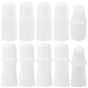 Bouteilles de stockage 10pcs rouleau de parfum rechargeable huile essentielle roll-on vide