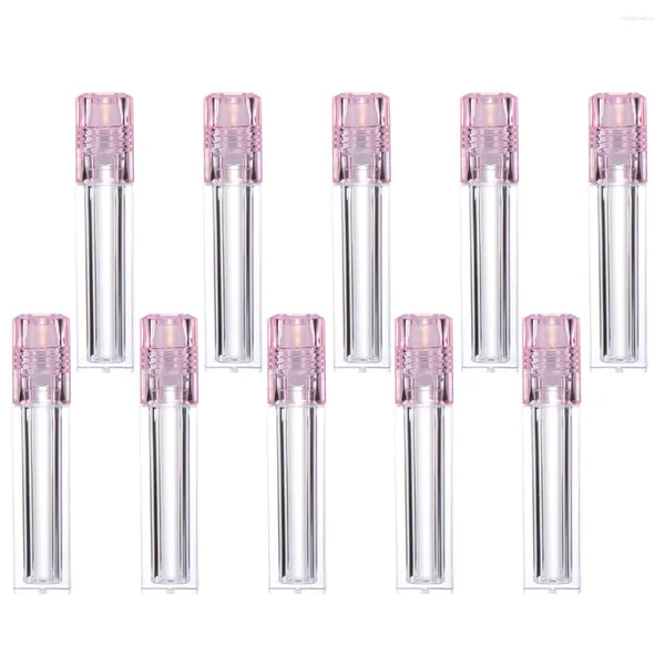 Bouteilles de rangement 10pcs rouler pour le tube à rouleau d'huile de brillant à lèvres