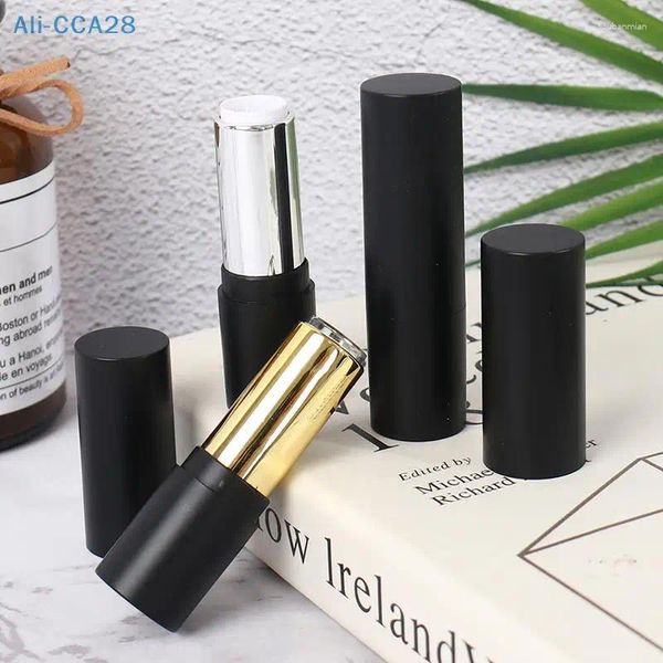 Botellas de almacenamiento de 12.1 mm Lipstick Container Tube Tube El embalaje de carcasa se puede llenar con contenedores