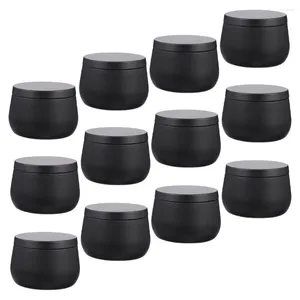 Botellas de almacenamiento 12 PCS Belly Jar Té Tins Tins Mini Candles Manual Recipientes de viaje