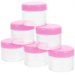 Bouteilles de stockage 12 pcs Mini conteneurs avec couvercles Distributeur de crème hydratante Pots de lotion en plastique jusqu'à petit