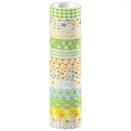 Bouteilles de rangement 12 rouleaux et craft de bande de washi décor décorcbook décoratif cognes adhésifs bricuelle réchauffe polyvalente polyvalente polyvalente