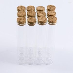 Opslagflessen 120 22 mm 30 ml glazen fles met kurk testbuis stop kruidencontainer eenvoudige potten flesjes in het diy praktische vaartuig 12 stcs/lot