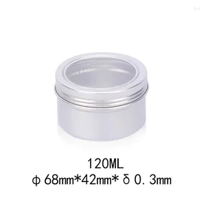 Opslagflessen 120 g aluminium fles Jar Pot Tea Tin Gel Wax Nachtmasker Crème Essentie Moisturizer Serum Art Nail Skin Care Cosmetic