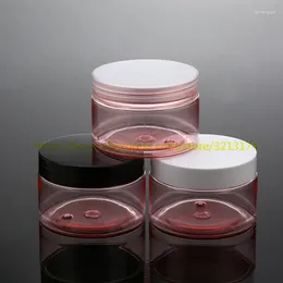 Bouteilles de rangement 120 ml Jar rose Emballage cosmétique 120 g de compagnie de compagnie en plastique.Pour la membrane de cheveux ou la nourriture