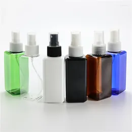 Bouteilles de rangement 120 ml x 40 parfum blanc vide avec pompe à pulvérisation en plastique rechargeable de 4 oz de toner