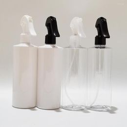 Opslagflessen 12 stks 400 ml Clear/White Trigger Spray Fles gebruikt voor bloemen huishoudelijke make -up mistpomp