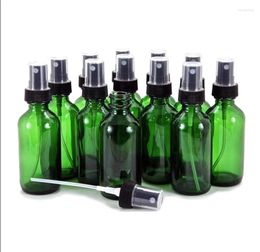 Botellas de almacenamiento 12pcs/lote 60 ml de suero Ctainer Embalaje cosmético biodegradable Botella de spray de 60 cc para tóner perfume de aceite esencial