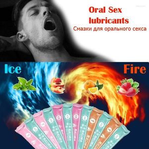 Botellas de almacenamiento 12 unids Sexo oral Agua Menta Fresa Sabor Fresco Calor Coqueteo Emocionante Aceite Líquido Lubricante a base de agua Lubricantes Perfume