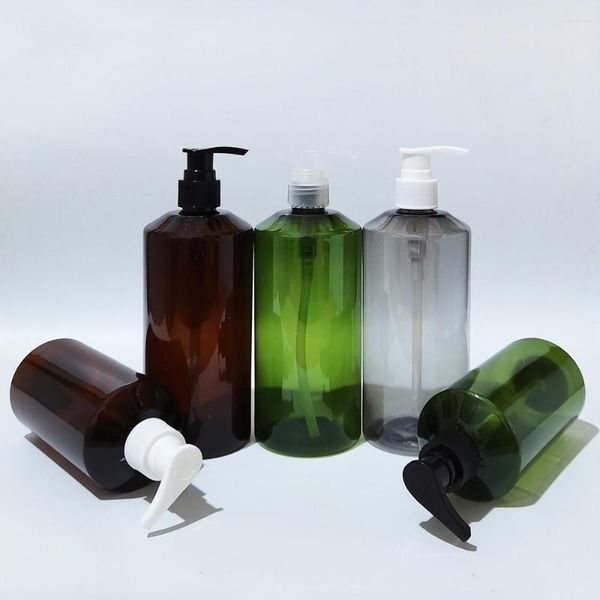 Botellas de almacenamiento, 14 Uds., 300ml, 500ml, bomba de loción de champú vacía, plástico con dispensador, contenedor de lavado, jabón líquido, Gel de ducha, embalaje