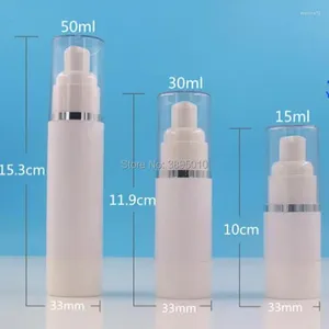 Bouteilles de rangement 15/30 / 50 ml de vide de parfum vide avec pompe sans air maquillage de voyage de voyage F737