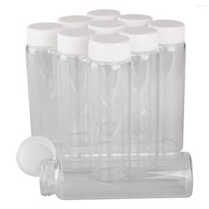 Opslagflessen 15 stuks 90 ml 37 120 mm glas met witte plastic doppen kruidencontainer snoeppotten flesje diy ambacht voor bruiloft cadeau