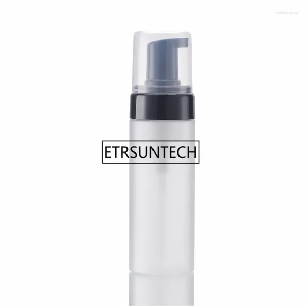 Bouteilles de rangement 150 ml Cosmetic mousse pompe bouteille en bouteille Mini Dispensateur de savon pour le nettoyant pour le visage shampoon de crème F1348